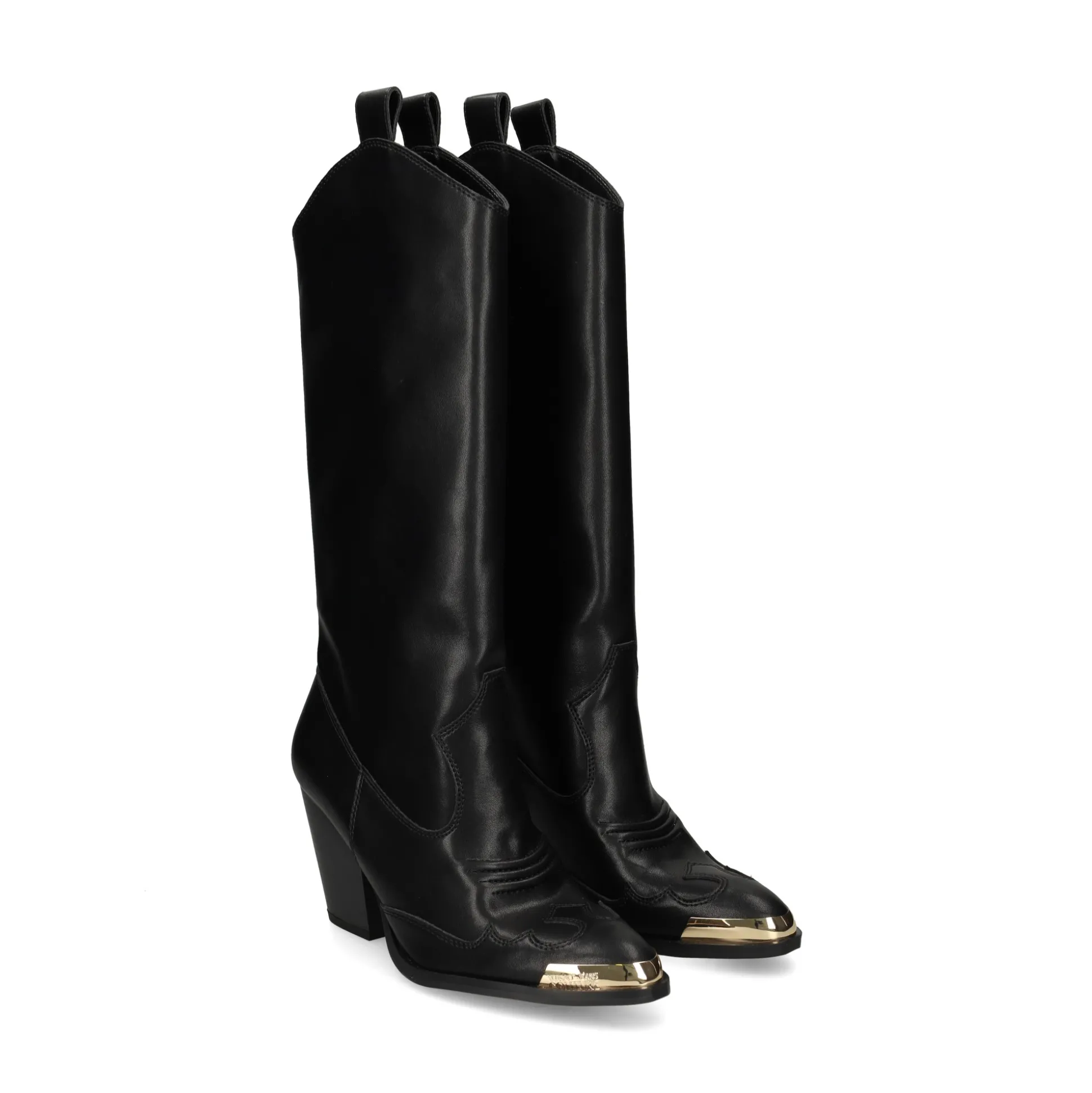 VERSACE JEANS Botas con tacón de Mujer 79VA3S12 899 BLACK