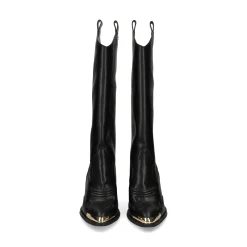 VERSACE JEANS Botas con tacón de Mujer 79VA3S12 899 BLACK