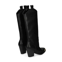 VERSACE JEANS Botas con tacón de Mujer 79VA3S12 899 BLACK