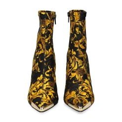 VERSACE JEANS Botines con tacón de Mujer 79VA3S51 G89 BLACK/GOLD