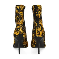 VERSACE JEANS Botines con tacón de Mujer 79VA3S51 G89 BLACK/GOLD