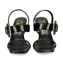 VERSACE JEANS Sandalias con tacón de Mujer 79VA3S71 899 BLACK