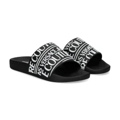 VERSACE JEANS Sandalias de Hombre 79YA3SQ1 899 BLACK