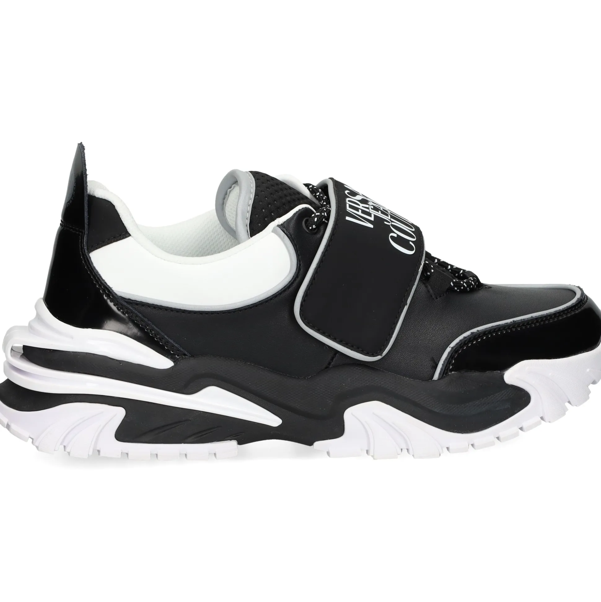 VERSACE JEANS Zapatillas de Hombre 75YA3SIA L01 BLACK/WHITE