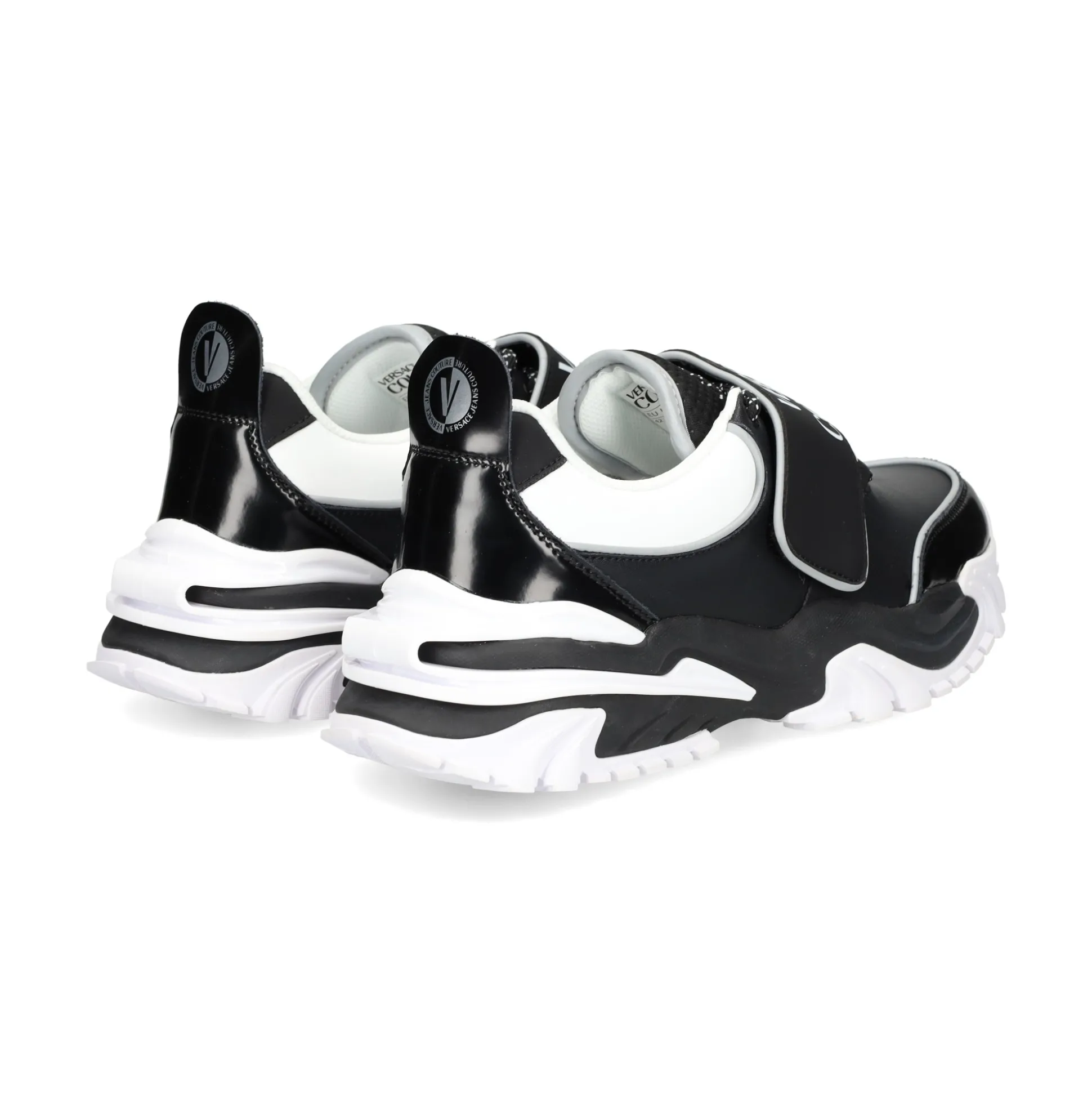 VERSACE JEANS Zapatillas de Hombre 75YA3SIA L01 BLACK/WHITE