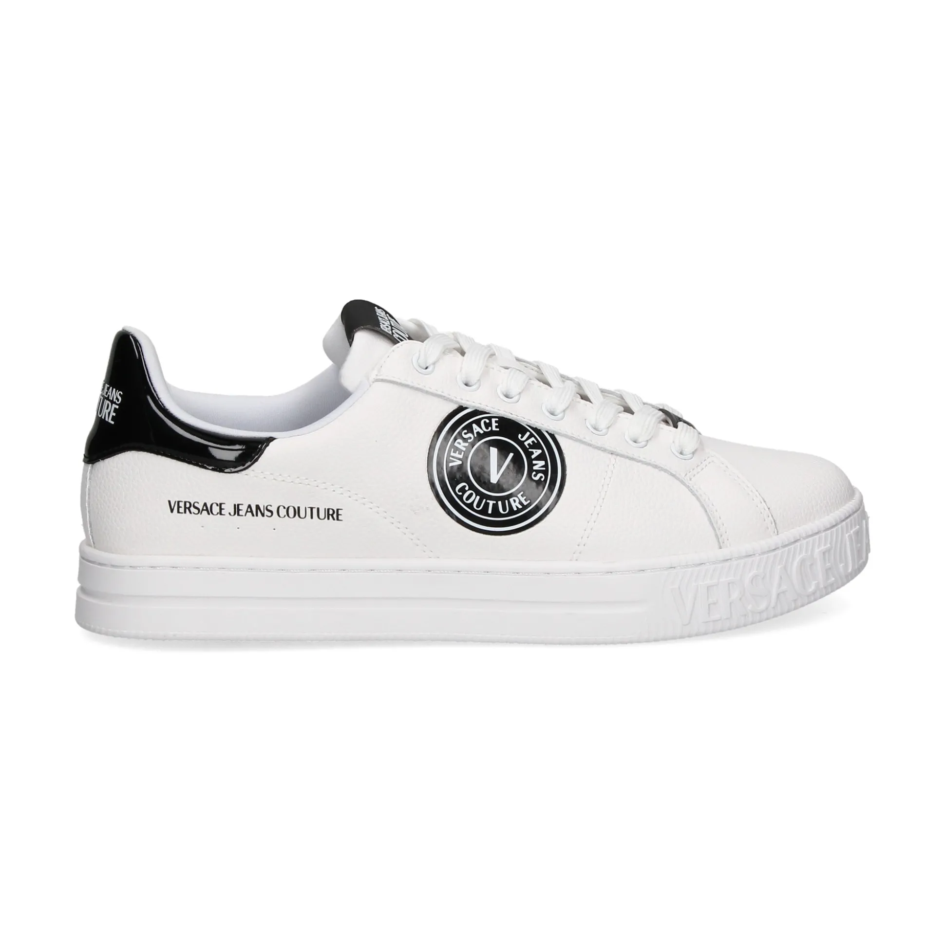 VERSACE JEANS Zapatillas de Hombre 75YA3SK1 L02 WHITE/BLACK