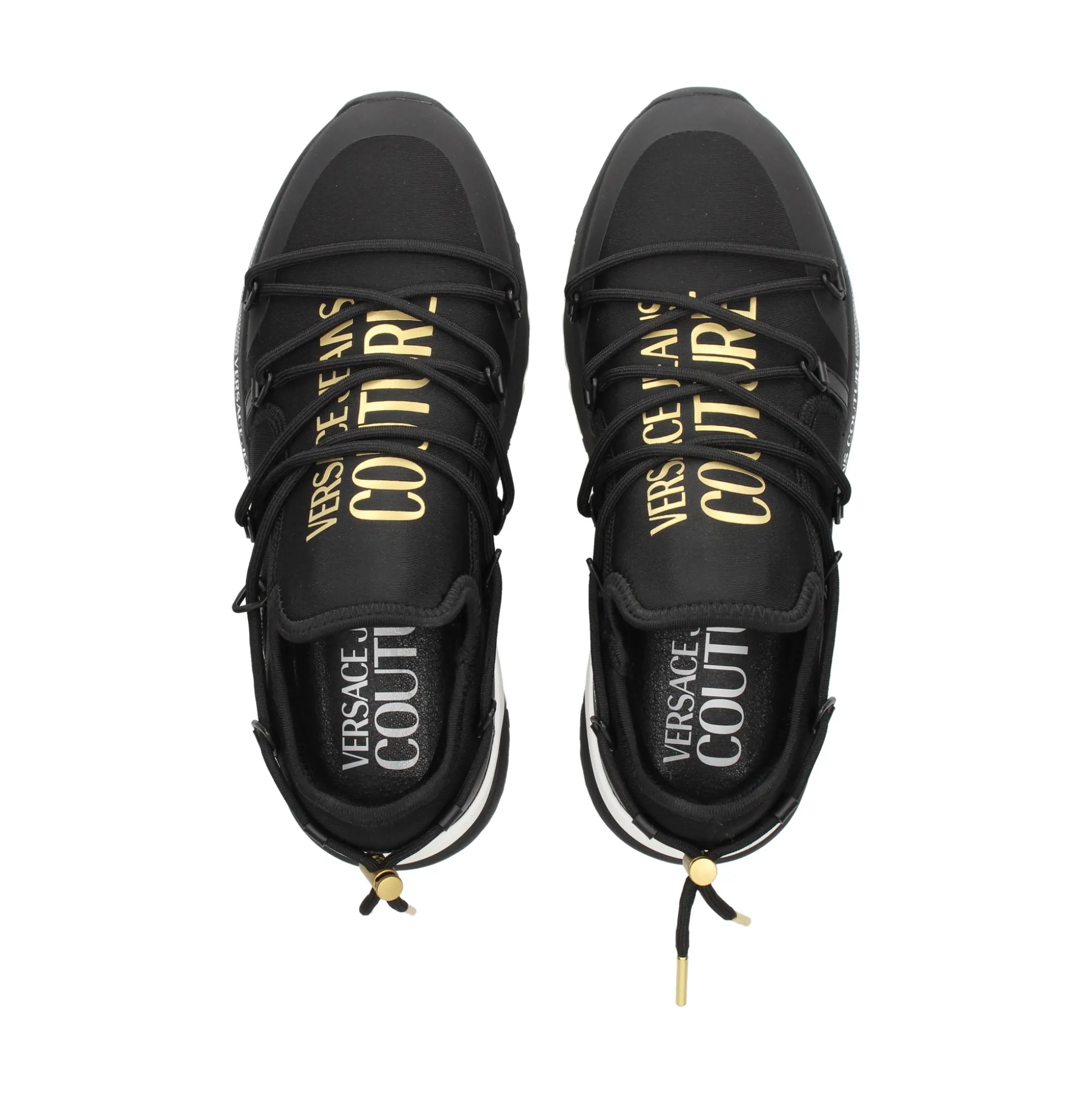 VERSACE JEANS Zapatillas de Hombre 79YA3SA6 G89 BLACK/GOLD
