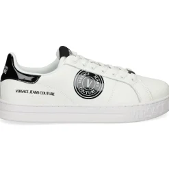 VERSACE JEANS Zapatillas de Hombre 77YA3SK1 L02 WHITE/BLACK
