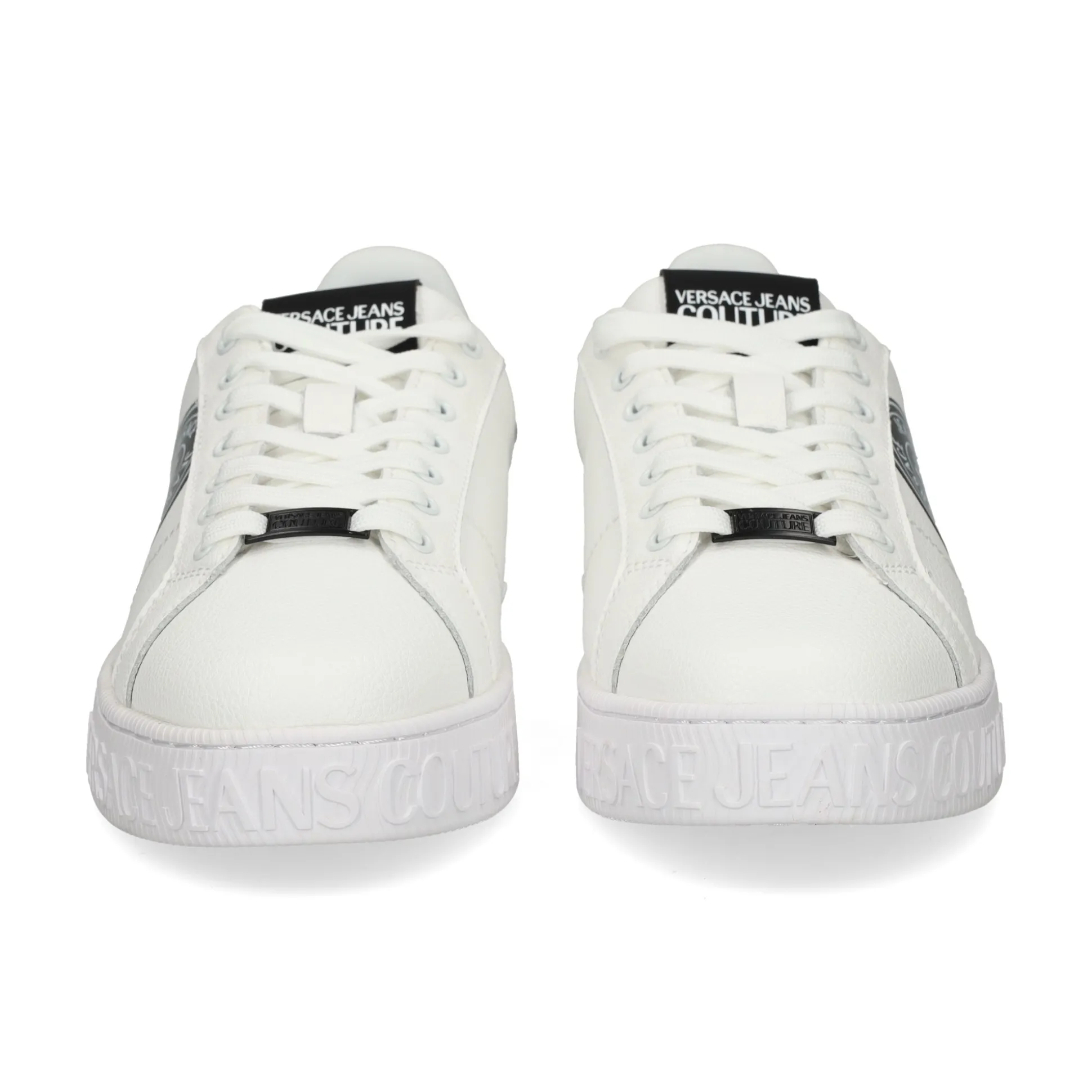 VERSACE JEANS Zapatillas de Hombre 77YA3SK1 L02 WHITE/BLACK