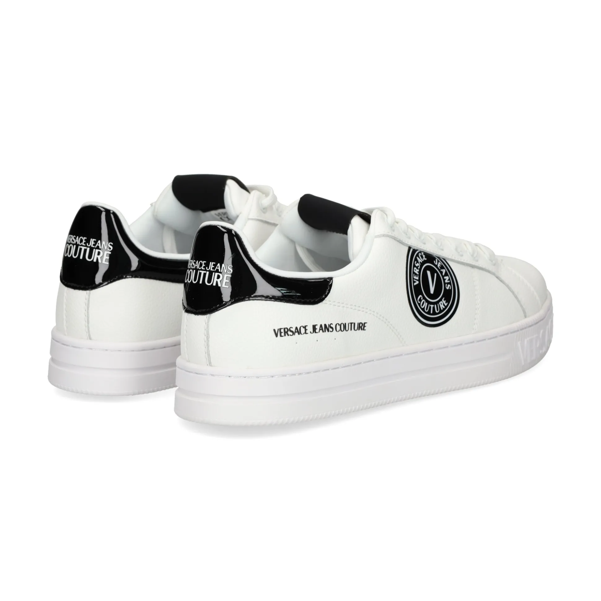 VERSACE JEANS Zapatillas de Hombre 77YA3SK1 L02 WHITE/BLACK