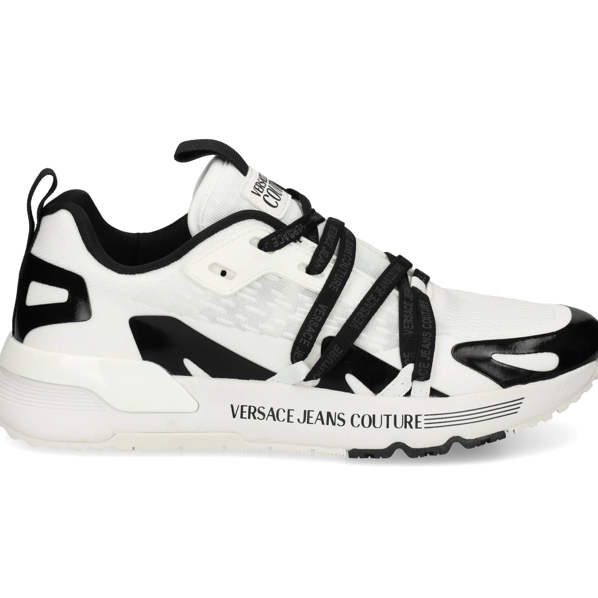 VERSACE JEANS Zapatillas de Hombre 79YA3SA8 L02 WHITE/BLAC