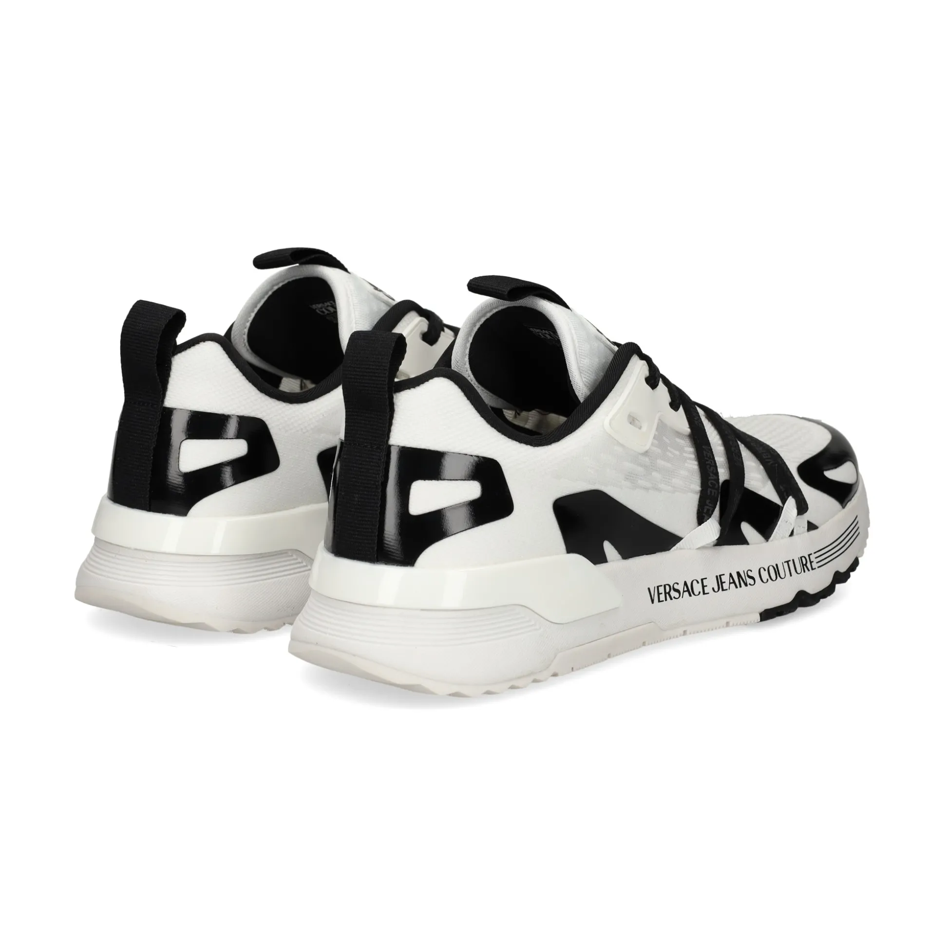 VERSACE JEANS Zapatillas de Hombre 79YA3SA8 L02 WHITE/BLAC