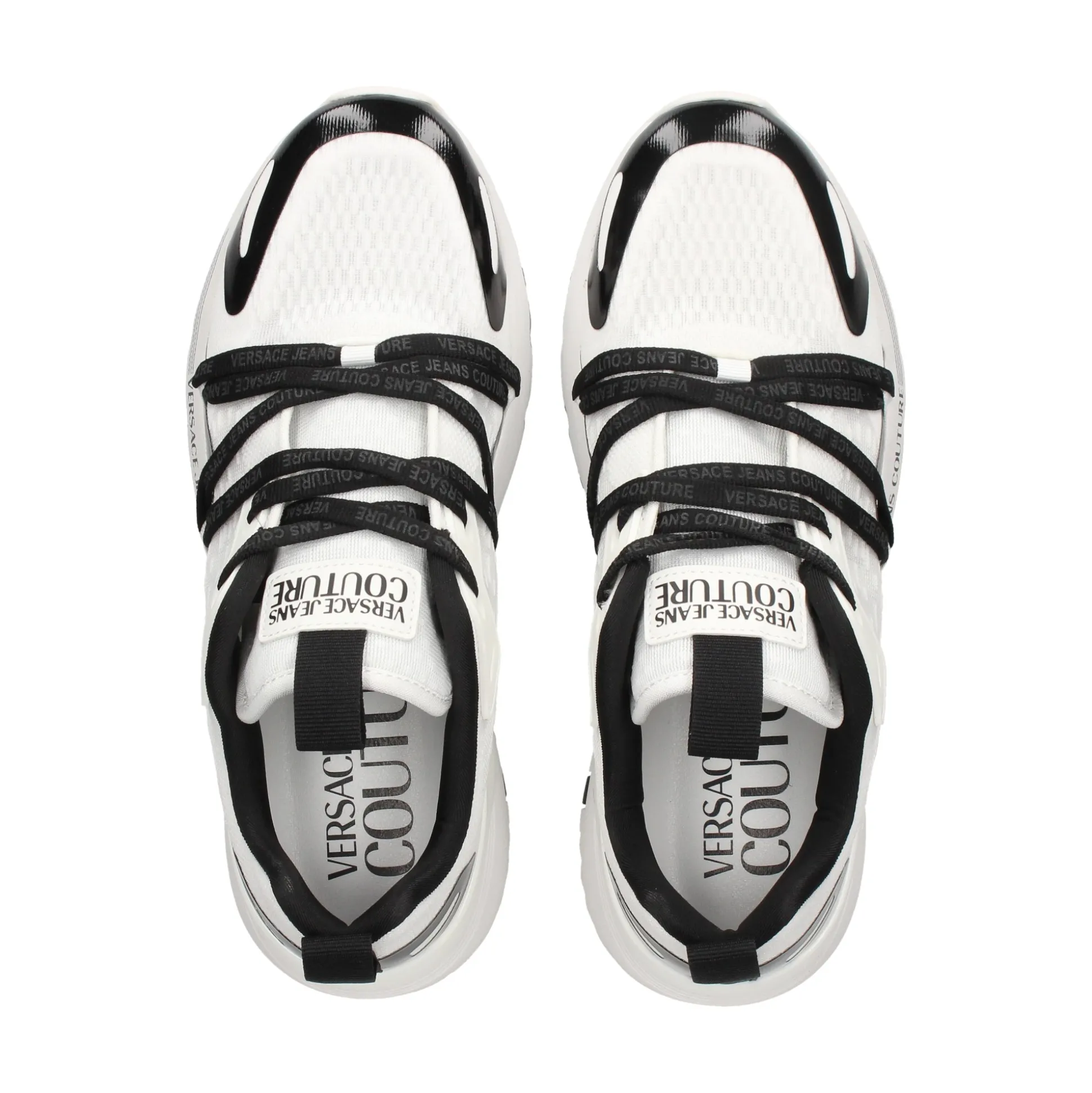 VERSACE JEANS Zapatillas de Hombre 79YA3SA8 L02 WHITE/BLAC