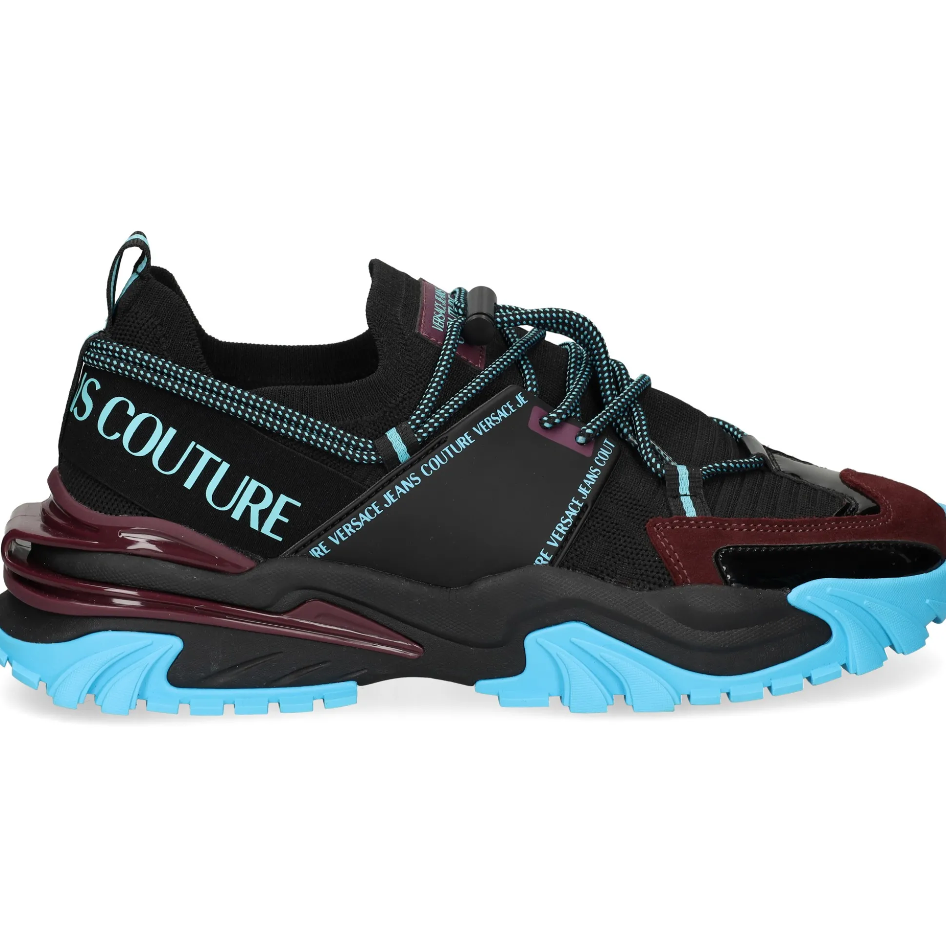 VERSACE JEANS Zapatillas de Hombre 79YA3SI3 M09 BLACK/MUTLI