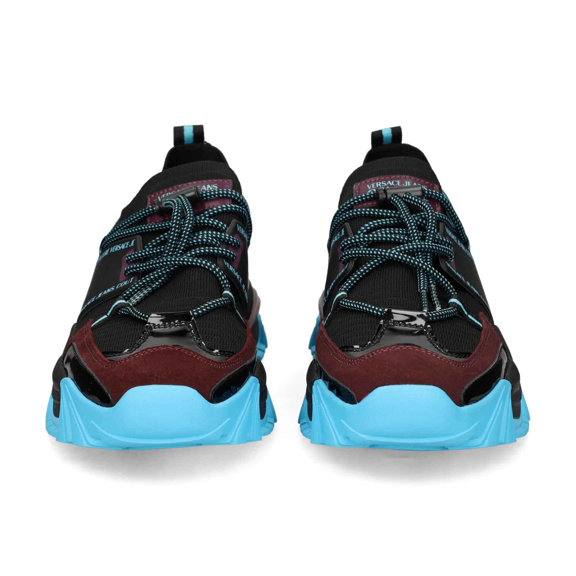 VERSACE JEANS Zapatillas de Hombre 79YA3SI3 M09 BLACK/MUTLI