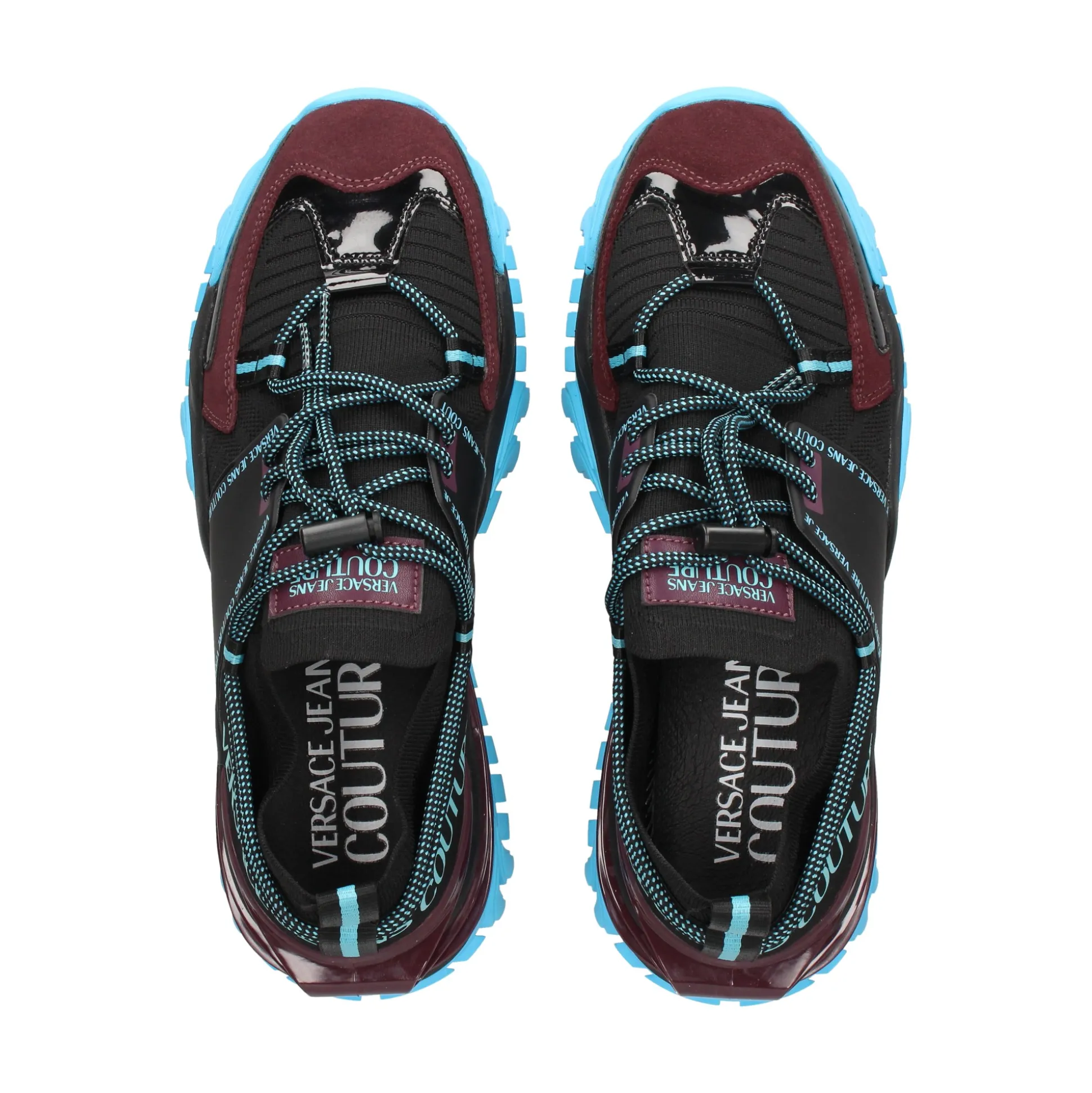 VERSACE JEANS Zapatillas de Hombre 79YA3SI3 M09 BLACK/MUTLI