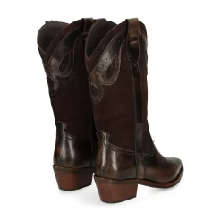 VEXED SHOES COMPANY Botas con tacón de Mujer ELSA 7402 MARRON/CHOCO