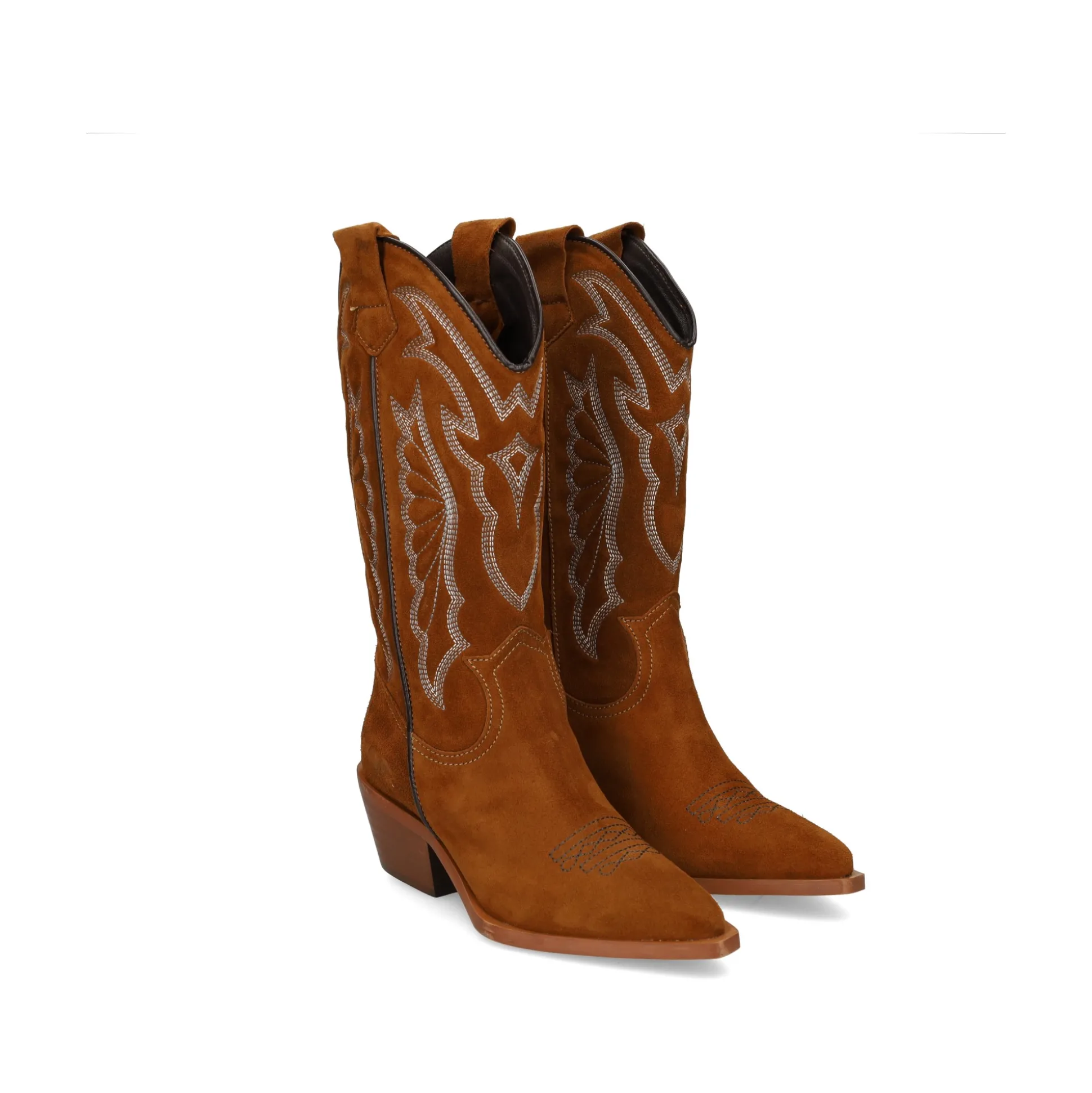 VEXED SHOES COMPANY Botines con tacón de Mujer KADY 7120 COGNAC OSCURO