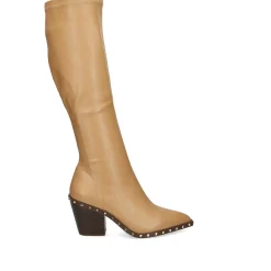 VIBES Botas con tacón de Mujer VB2305 SAND
