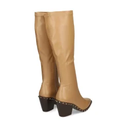 VIBES Botas con tacón de Mujer VB2305 SAND