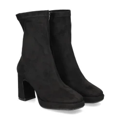 VIBES Botines con tacón de Mujer VB2310 NEGRO