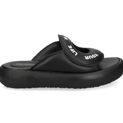 VIC MATIE Sandalias planas de Mujer 1E1208D 101 NEGRO