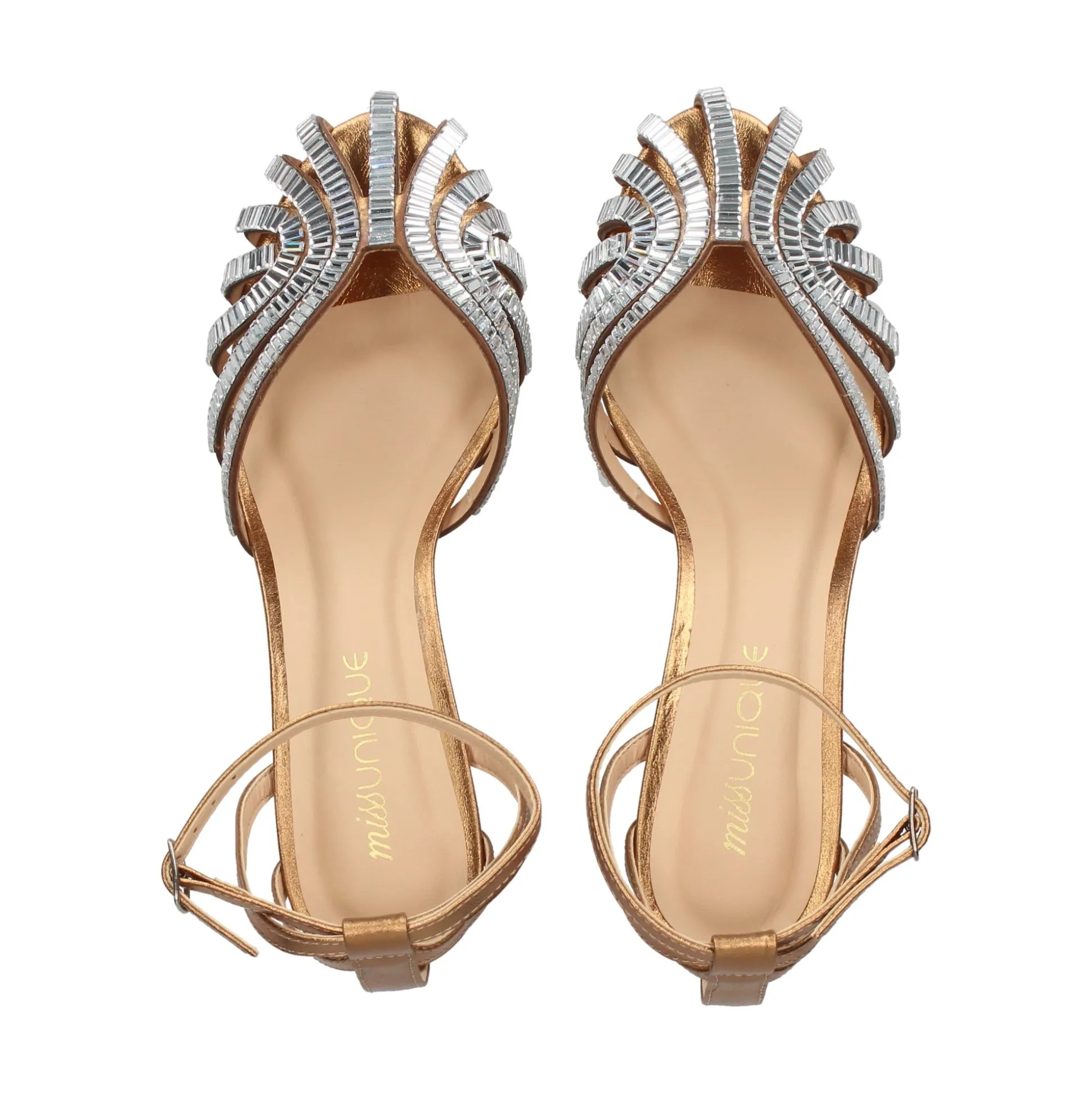 VICENZA Sandalias con tacón de Mujer 2030-D BRONCE