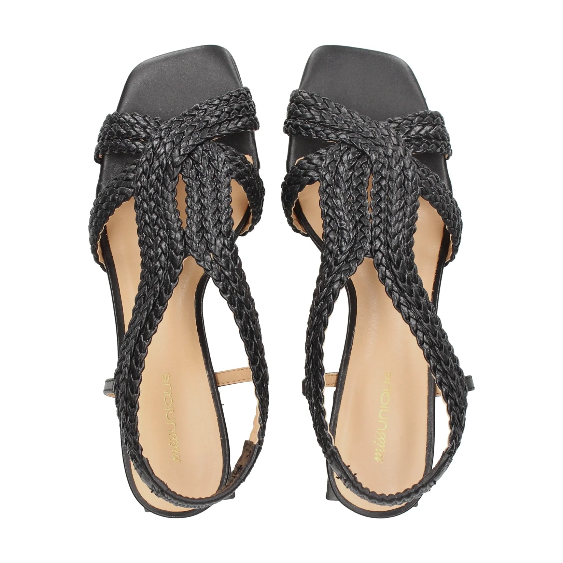 VICENZA Sandalias planas de Mujer 57340 NEGRO