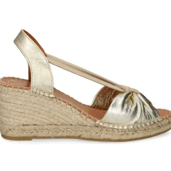 VIGUERA Sandalias cuña de Mujer 1909 PLATINO