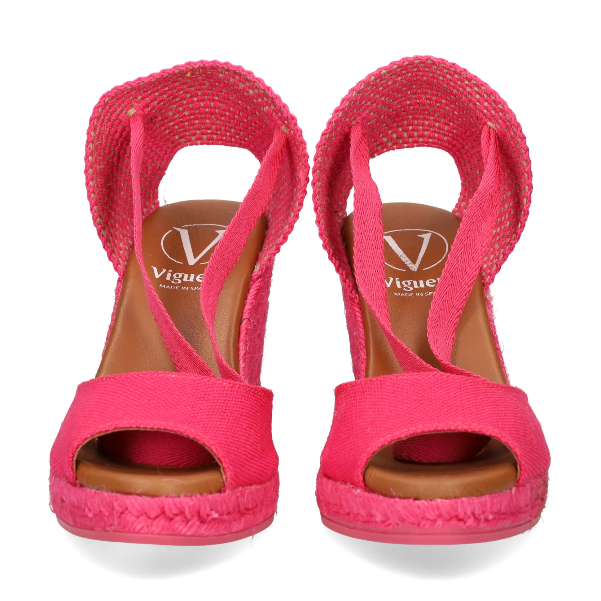 VIGUERA Sandalias cuña de Mujer 2133 604 FUXIA