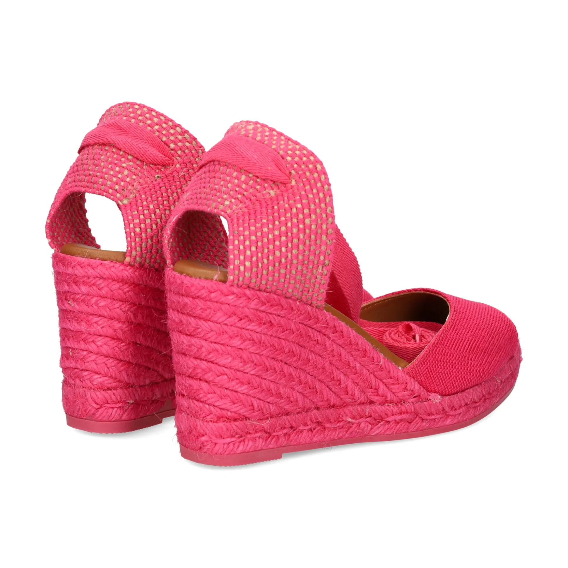 VIGUERA Sandalias cuña de Mujer 2133 604 FUXIA
