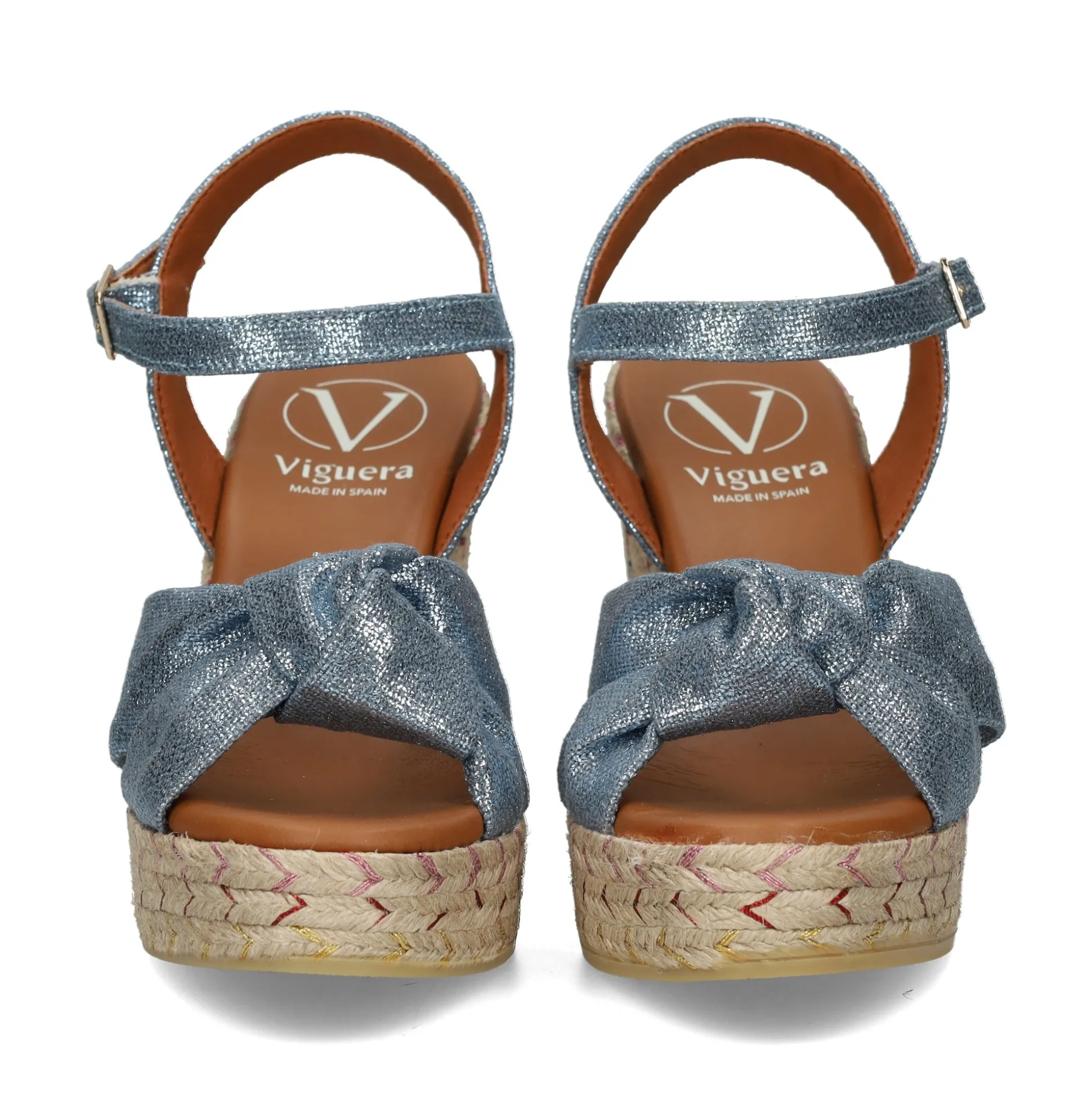 VIGUERA Sandalias cuña de Mujer 2144 JEANS