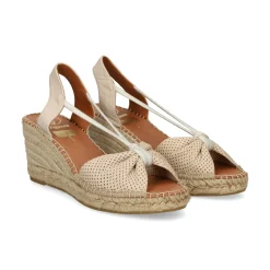 VIGUERA Sandalias cuña de Mujer 1909 BEIG