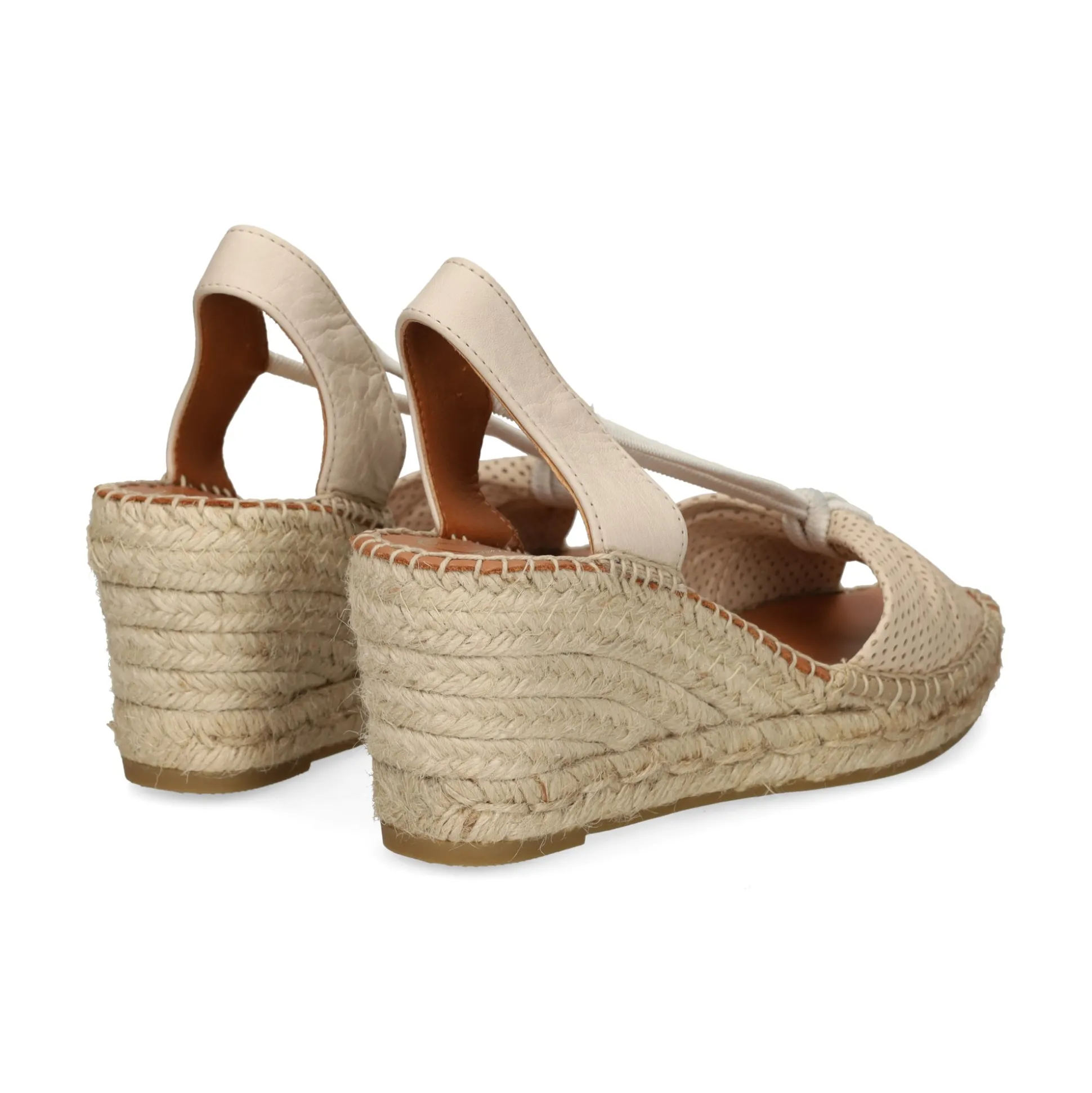 VIGUERA Sandalias cuña de Mujer 1909 BEIG