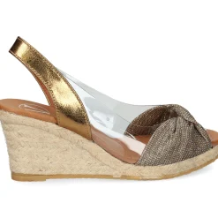 VIGUERA Sandalias cuña de Mujer 0296 BRONCE