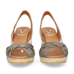 VIGUERA Sandalias cuña de Mujer 0296 BRONCE