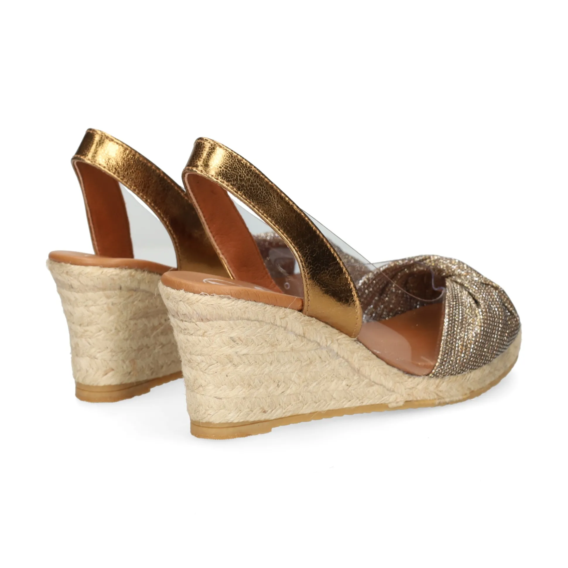 VIGUERA Sandalias cuña de Mujer 0296 BRONCE