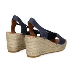 VIGUERA Sandalias cuña de Mujer 1909 MARINO