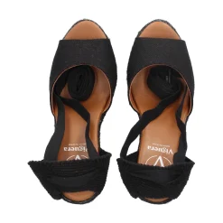 VIGUERA Sandalias cuña de Mujer 2133 NEGRO