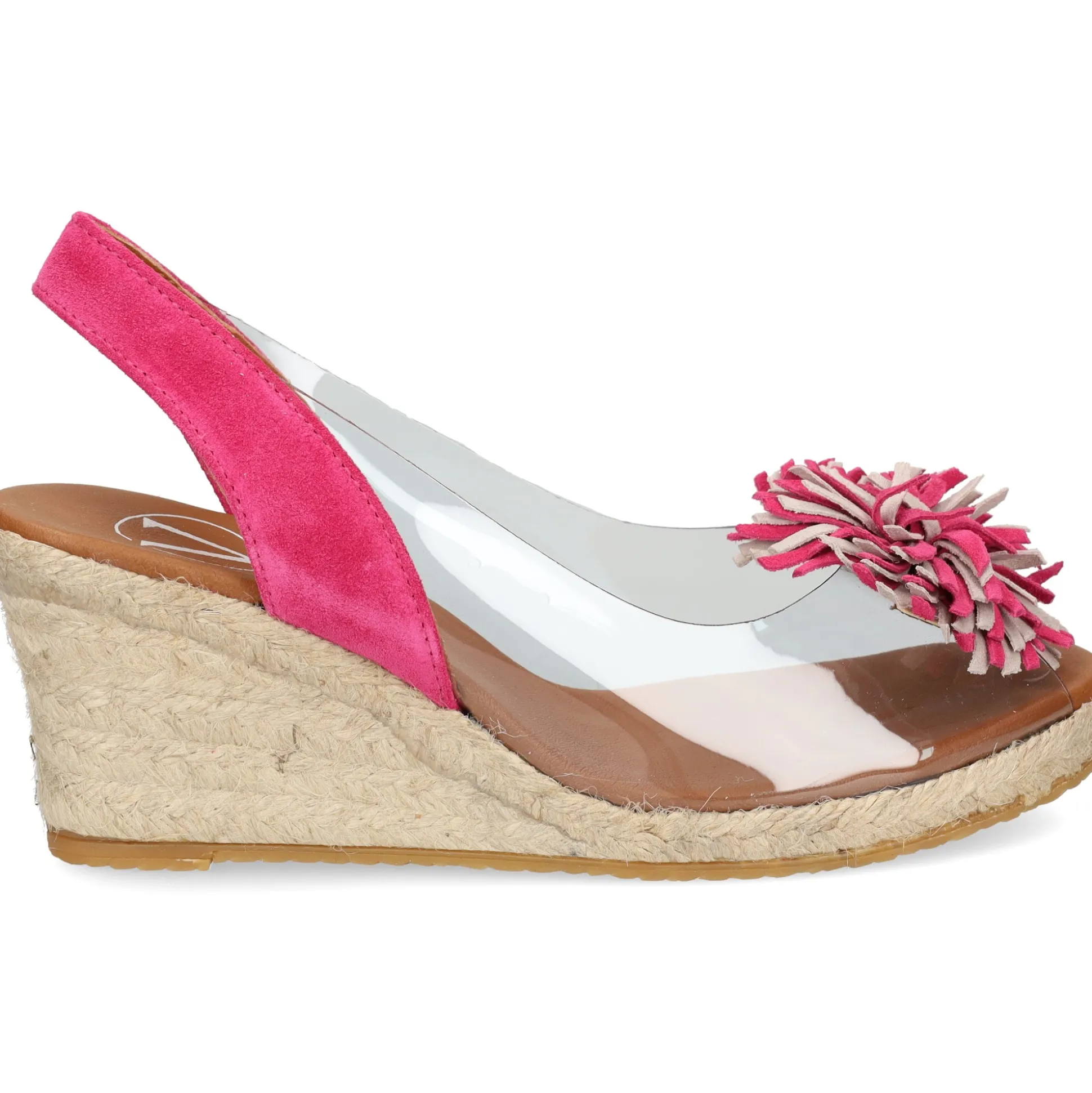 VIGUERA Zapatos cuña 0294 604 FUXIA