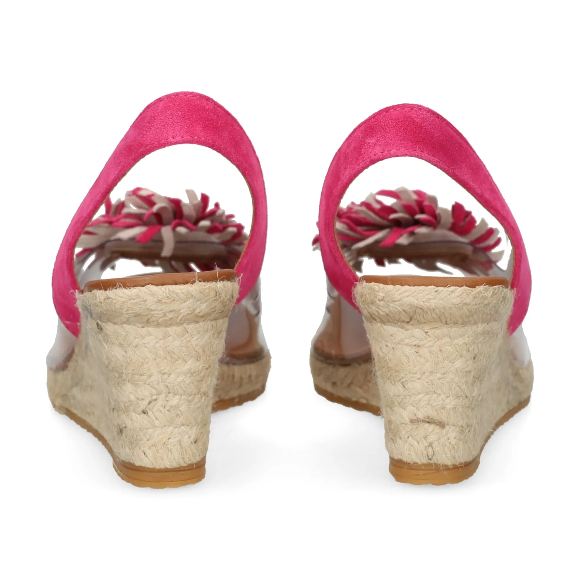 VIGUERA Zapatos cuña 0294 604 FUXIA