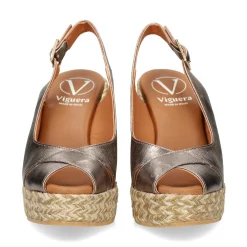 VIGUERA Zapatos cuña 1823 FUMO