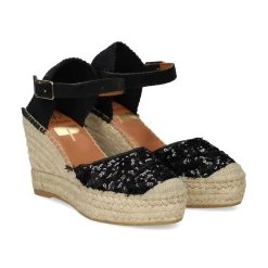 VIGUERA Zapatos cuña 1632 NEGRO