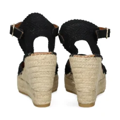 VIGUERA Zapatos cuña 1632 NEGRO