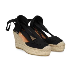 VIGUERA Zapatos cuña 2227 NEGRO
