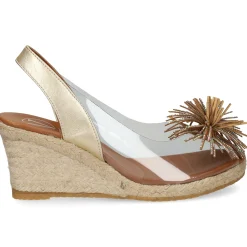 VIGUERA Zapatos cuña 0297 PLATINO