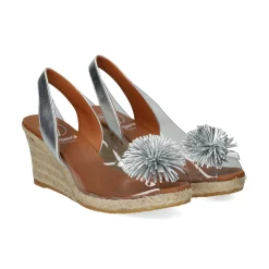 VIGUERA Zapatos cuña 0293 PLATA