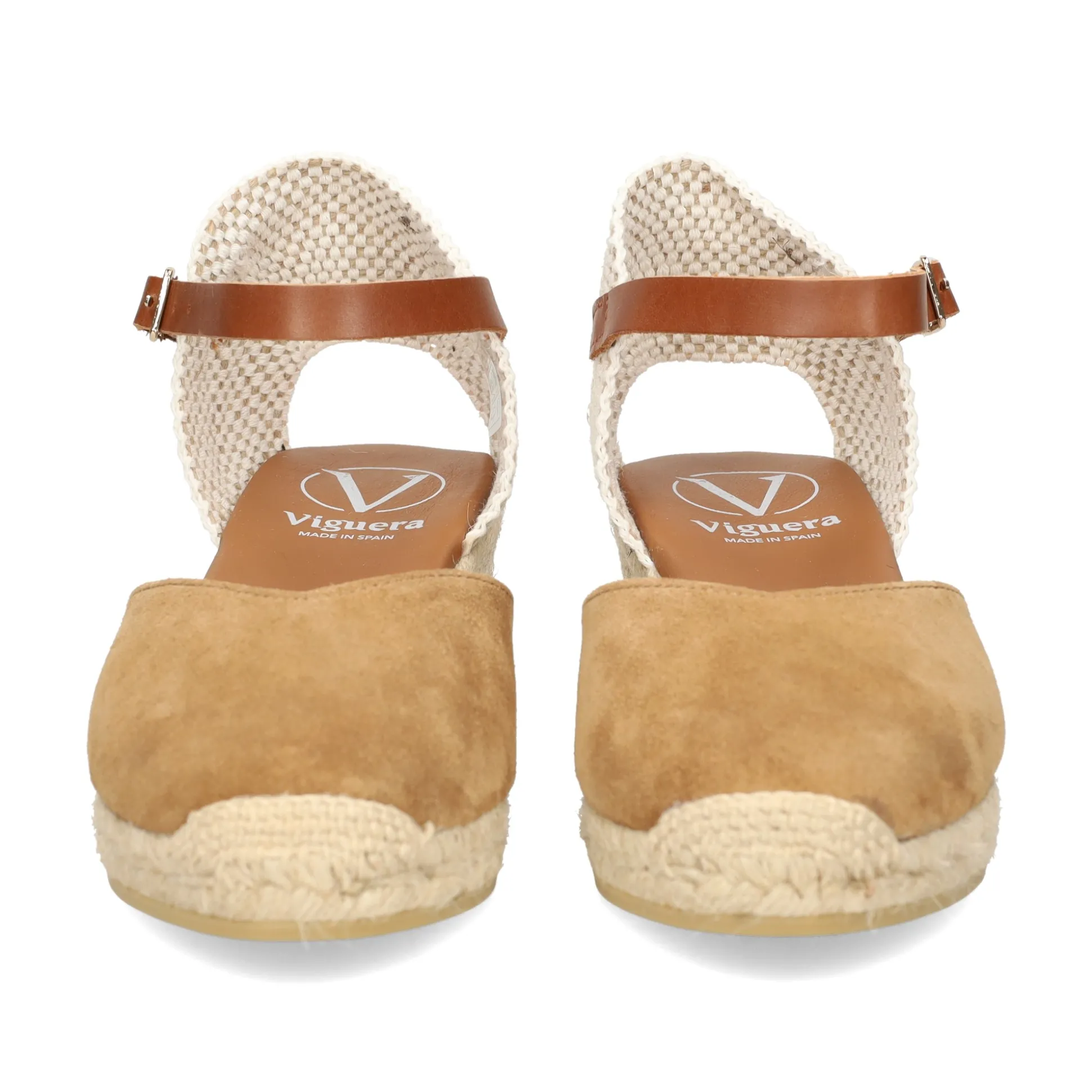 VIGUERA Zapatos cuña 1757 WHISKEY