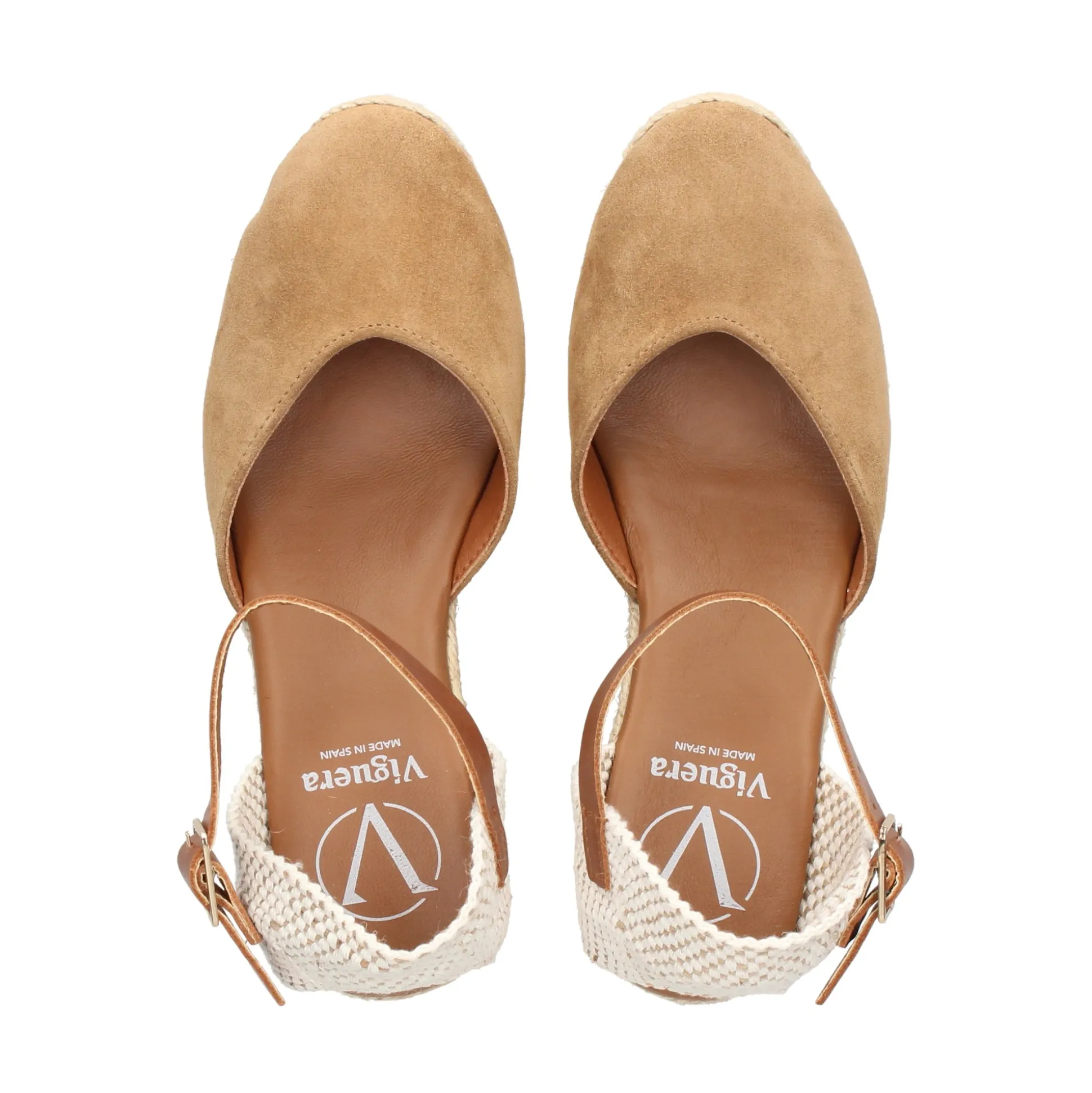 VIGUERA Zapatos cuña 1757 WHISKEY