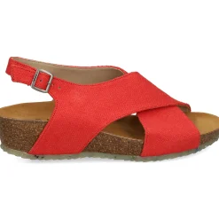 ZOURI Sandalias cuña de Mujer MERMAID SCARLET